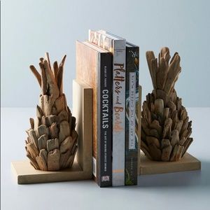 Driftwood Pineapple Bookends